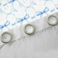 thumbnail image 4 of Manfei Princess Bow Bowtie Curtains Pack of 2 (52x84),Cartoon Pattern Black Out Curtains,White Blue Curtains for Living Room For Girly,Super Cozy Room Decorative, 4 of 6