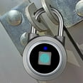 thumbnail image 4 of asddcavvf Cadenas Intelligent à Empreinte Digitale Cadenas à Empreinte Digitale Extérieur Mot de Passe Serrure Électronique, 4 of 8