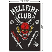 Netflix Stranger Things: Season 4 (2022) - Hellfire Club Wall Poster, 22.375 x 34