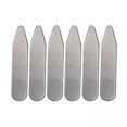 thumbnail image 1 of 5 Soportes Para Cuello De Metal, Antiarrugas, Antideslizantes, Para Uniformes De Trabajo Unisex, Bodas, 50 Mm X 10 Mm X 0,8 Mm, 1 of 8
