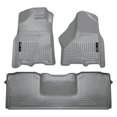 thumbnail image 4 of Husky Liners Front & 2nd Seat Floor Liners Fits 10-18 Ram 2500/3500 Mega Cab Fits select: 2017-2018 RAM 2500 LARAMIE, 2014 RAM 2500 ST, 4 of 6