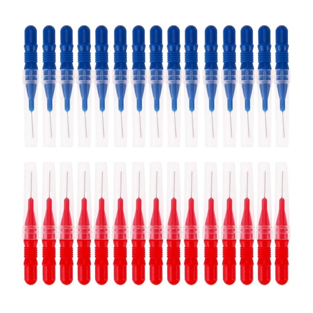 Cabezal de hilo dental Higiene Dental Cepillo interdental de plástico Toothpic 60pcs