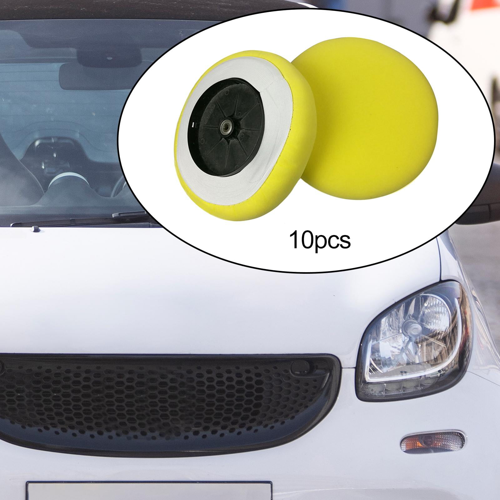 Fzaqwen 10 Pieces Polishing Bonnet Buffing Pad Covers Polisher Accessories Buffer Waxers Diameter 20cm