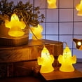 thumbnail image 1 of Decoraciones de Halloween, adornos de Halloween, luces LED de cadena de Halloween, luces fantasma, luces intermitentes, decoración navideña, luces de cadena, ambiente de festival fantasma, luces colga, 1 of 7