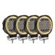thumbnail image 1 of 4x Led Work Light Pods Round Amber Spot Combo Light Amber Fog Lamp For Off Road Suv-In stock, 1 of 5