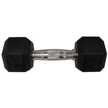 Weider Rubber Hex Dumbbell, 5-70lbs Single (Best Lower Back Exercises With Dumbbells)