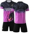 thumbnail image 1 of 2526 Real Madrid Special Edition Dragon Pattern Blank Version Football Uniform Black Purple Fan Version Sports Suit Jersey, 1 of 2