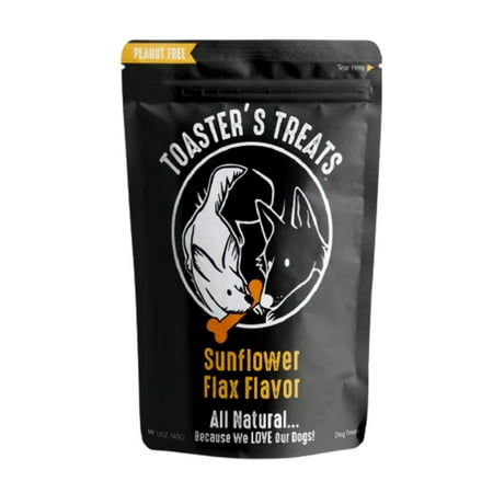 UPC: 0850035434024 | Toasters Treats Sunflower Flax Flavor Crunchy Dog Treats 12 oz. Bag