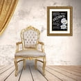 thumbnail image 3 of Knold, Donna 20x24 Gold Ornate Wood Framed with Double Matting Museum Art Print Titled - Chalkboard Inspirations I, 3 of 4