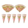 thumbnail image 4 of 10x cono de confeti para boda, soporte para flores de , decoración de mesa, conos de papel para manualidades, cajas de dulces para dulces, Estilo A Soledad Conos de confeti de boda, 4 of 10