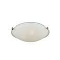 thumbnail image 2 of Sea Gull Lighting 7543503-962 Clip Ceiling Flush Mount 3-Light Ceiling Flush Mount in Brushed Nickel, 2 of 2