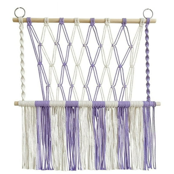 Stuffed Hammock Tapestry Space Saving Boho Macrame Wall Hanging Handwoven Plush Toys H y9439