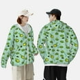 thumbnail image 4 of Gaeub Froggs In The Lake Men's and Women's UPF 50+ Long-Sleeved Sun Protection Clothing, Fishing Shirt Long Sleeve Zip-Large, 4 of 7