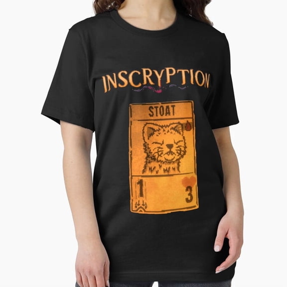 Inscryption Stoat Card Game Psychological Horror Graphic H4107 T-Shirt, for Men and Women, Up to Size 5XL