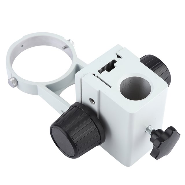 Soporte de microscopio estereoscópico de 76 mm de diámetro y soporte de enfoque