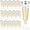Silvery, variant on 10pcs Disposable Cups Clear Plastic Champagne Flutes Bar Cups Toasting Glasses for Weddings Party Cocktail Cups,150ml