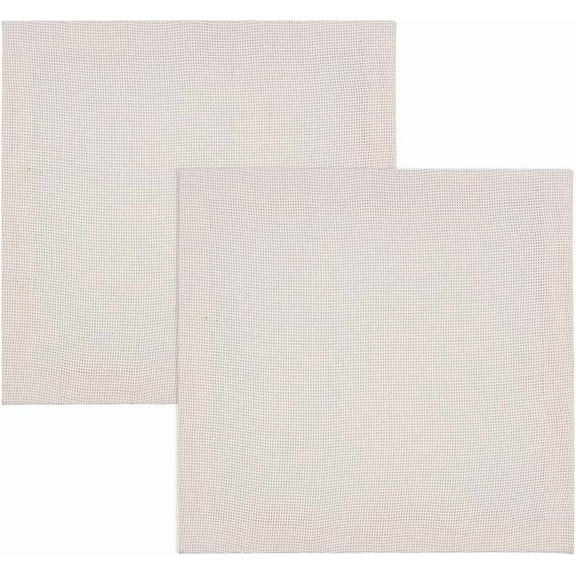 2Pcs Punch Needle Frame 9.8x9.8x0.7 Inch Rug Hooking Frame Wooden Frame Covered with Cotton Cloth Punch Fabric Frame Tufting Frame Woolen Frame