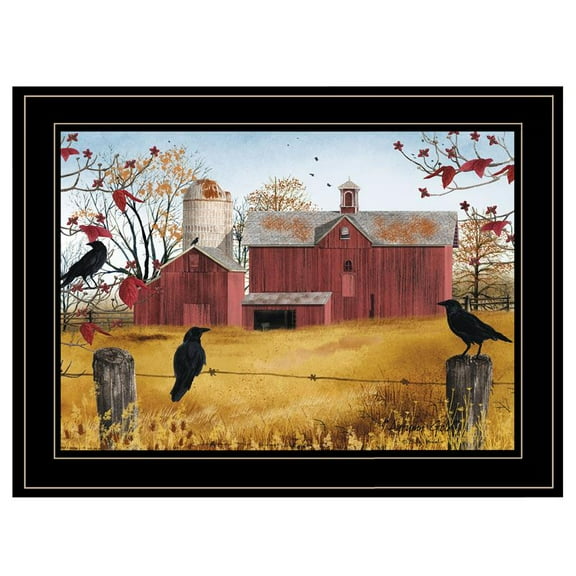 Autumn Gold by Billy Jacobs Printed Framed Wall Art Wood Multi-Color