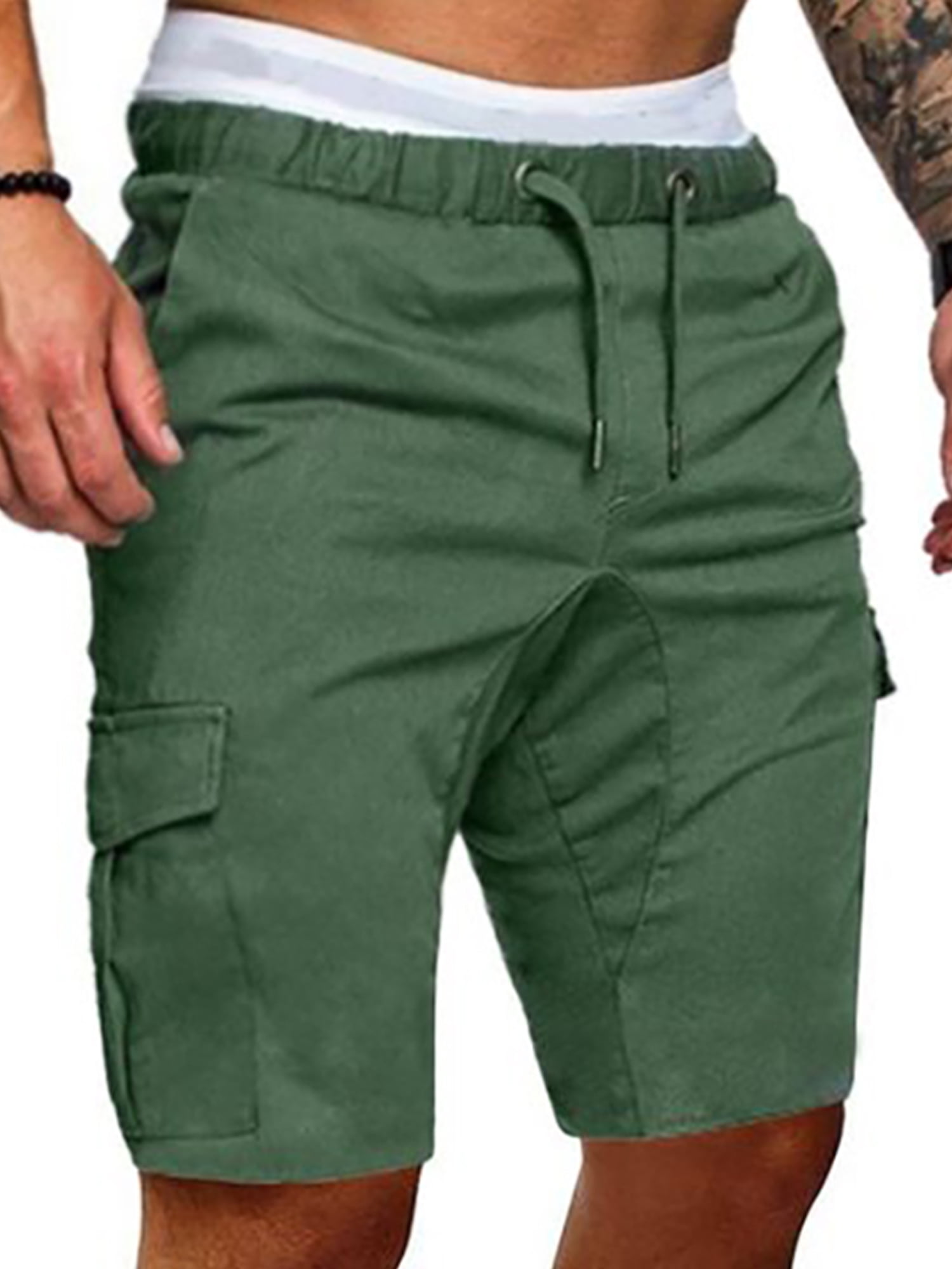 navy blue cargo work shorts