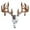 As shows, variant on Rack Style Metal and Composite Bow Deer Trophy Decoration for Desktop Display Ornament