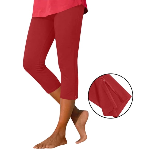 Noric Women's High Waisted Capri Leggings Skinny Fit Stretchy Workout Pants for Yoga Running Summer Activewear
