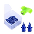 thumbnail image 1 of Almencla 50 Pieces Track Shoe Spikes Replacement Spikes for Short Running Competition Blue, 1 of 8