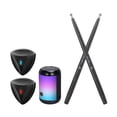 thumbnail image 1 of Batería de aire con baquetas, batería de aire electrónica, instrumento de percusión, herramienta 2 pedales, 1 of 7