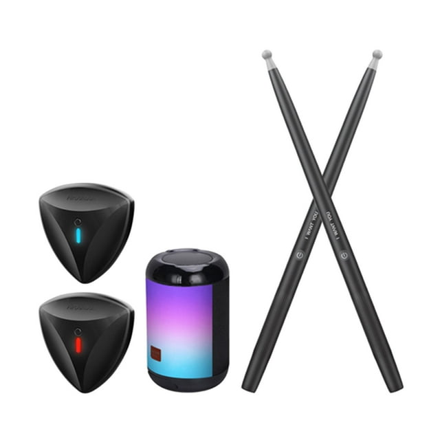 Batería de aire con baquetas, batería de aire electrónica, instrumento de percusión, herramienta 2 pedales