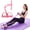 Pink, variant on Fitness Resistance Bands-4 Tube Pedal Ankle Puller 2026 Upgrade Stretch Bands for Exercise Sit Up Exercise Equipment AB Training Auxiliary Device Workout Equipment for Women Men(Purple)