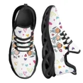 thumbnail image 1 of Zapatos de enfermera con dibujos de doctor para mujer, zapatos planos para mujer, zapatillas deportivas de malla ligera, calzado para mujer, 1 of 6
