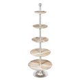 thumbnail image 1 of Evergreen Metal and Wood 5 Tier Display, 23.6'' x 69.6'' x 23.6'' inches., 1 of 3
