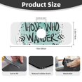 thumbnail image 2 of Sikiie Not All Who Wander Are Lost1 Splash Guard for Sink Faucet-1 PC Super Absorbent Fast Drying Mat Sink Gadgets-Splash Guard for Kitchen, Sink Mat, 2 of 7