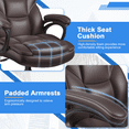 thumbnail image 6 of Lacoo Executive Office Chair , Ergonomic High Back Chair Cushion Lumbar Back Support for Adults(Brown), 6 of 8