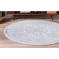 thumbnail image 4 of Rugs.com Boston Collection Rug – 8 Ft Round Ivory Low-Pile Rug Perfect For Kitchens, Dining Rooms, 4 of 9