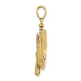 thumbnail image 2 of Auriga 14k Yellow Gold 3-D Baseball Glove, Bat and Ball Charm (Length - 23.5 mm, Width - 15.2 mm), 2 of 5