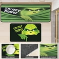 thumbnail image 5 of 2PCS Grinchs Christmas Decorations Christmas Kitchen Mat 2PCS Washable Kitchen Rugs,Non Slip Absorbent Kitchen Mat Waterproof Runner Rug for Laundry Room and Sink -17x29 and 17x47 Inch, 5 of 6