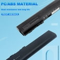 thumbnail image 5 of For HP EliteBook 2560P 2570P SX06 SX03 BATTERY 632421-001 632419-001 HSTNN-DB2K, 5 of 6