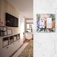thumbnail image 5 of Yayeee Rocker Switch Wall Plate 1-Gang 4.6"x2.9" Home Decorative Outlet Cover, Bright Flowers, 5 of 6