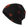 thumbnail image 1 of Beanie Hats for Men and Women, Sexy Red Lips Patterns Adult Unisex Knit Hat Winter Warm Skull Cap, 1 of 7