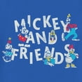thumbnail image 2 of Toddler's Mickey & Friends Retro Original Group  Graphic Tee Royal Blue 3T, 2 of 3