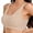 Khaki, variant on Seamless Comfort Bras Solid Color T Shirt Bra Smooth Back Design Everyday Wear Support, S, Khaki