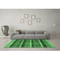 thumbnail image 3 of Ahgly Company Indoor Rectangle Abstract Emerald Green Modern Area Rugs, 7' x 10', 3 of 4