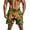 Army Green#mens swim shorts, variant on UVEASISHA Men Board Shorts Funny Printed Drawstring Summer Beach Shorts Breathable Lightweight Loose Fit Swim Trunks with Pockets Green S