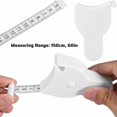 thumbnail image 5 of Cinta métrica corporal - 150 cm (60"), Operación con una mano, Diseño compacto y ergonómico - Manera precisa y cómoda de perder peso y tonificar los músculos (blanco), 5 of 5