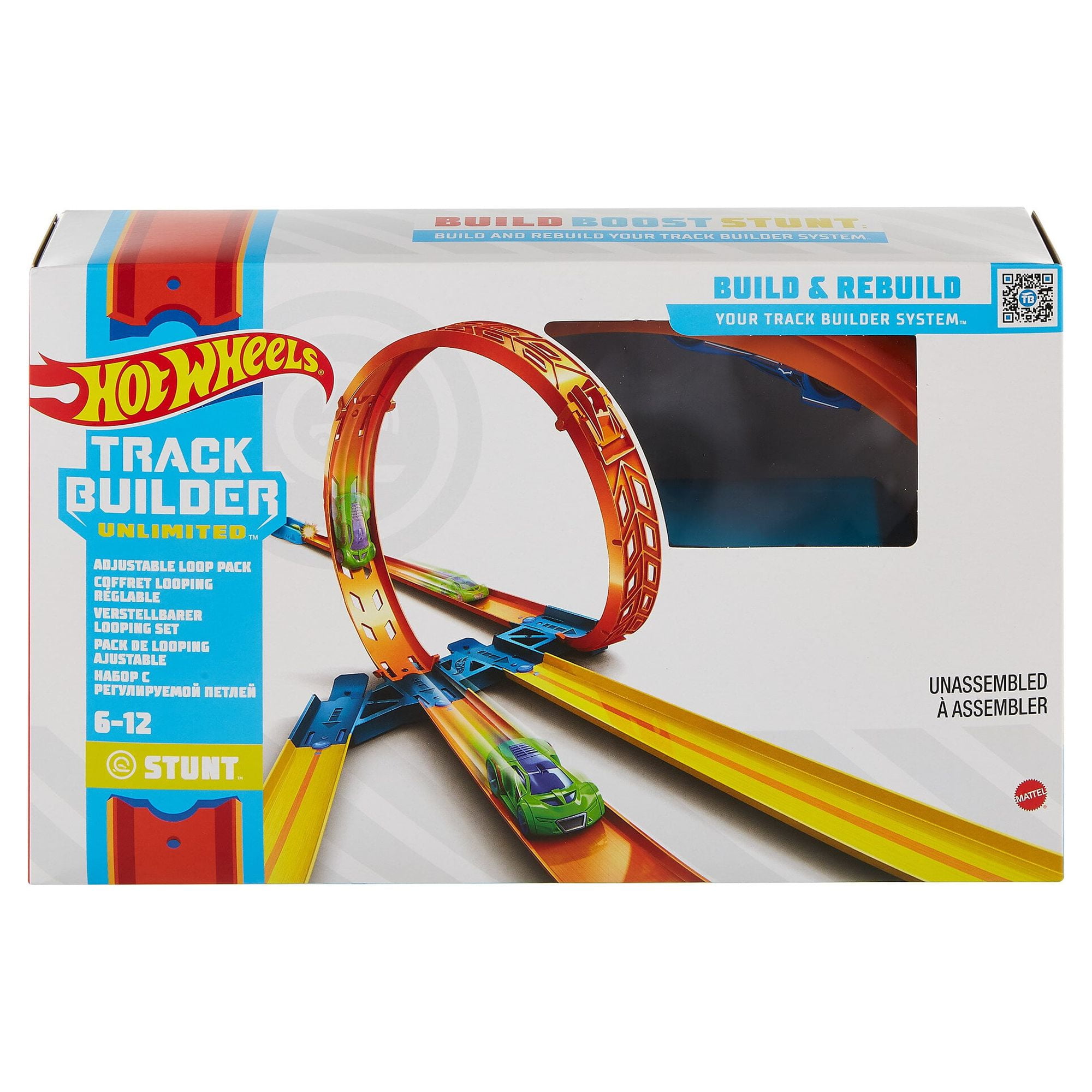 Pista de Carrinhos Hot Wheels - Kit de Looping - Track Builder