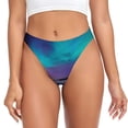 thumbnail image 1 of Fotbe Night At Lake Aurora Tanga Sin Costuras para Mujer con Estampado – Panties Invisibles, Transpirables y Cómodos para Uso Diario-3X-Large, 1 of 6
