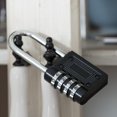 thumbnail image 3 of nipocaio Serrure à Combinaison Réglable à 4 Chiffres avec Long Manille pour Porte Extérieure, 3 of 5