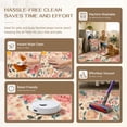 thumbnail image 4 of BERTHMEER 2'x3' Scalloped Small Area Rugs for Entrance Bathroom Bedroom Entryway Dorm Non Slip Washable Floral Accent Flower Rugs, Multicolor, 4 of 6