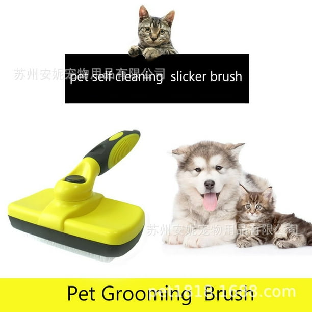 nipocaio Pet Brush Dog Cat Brush Professional Dog Detangler Comb and Long Hair Dog Brush Grooming Rake