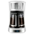 thumbnail image 3 of Gourmia 12 Cup Programmable Hot & Iced Coffee Maker with Keep Warm Feature - White, New, 3 of 7